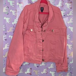 GAP Girls Coral Jean Jacket